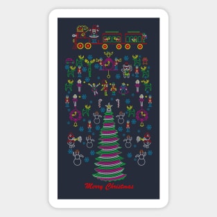 Philadelphia Department Store Christmas Lightshow Magnet